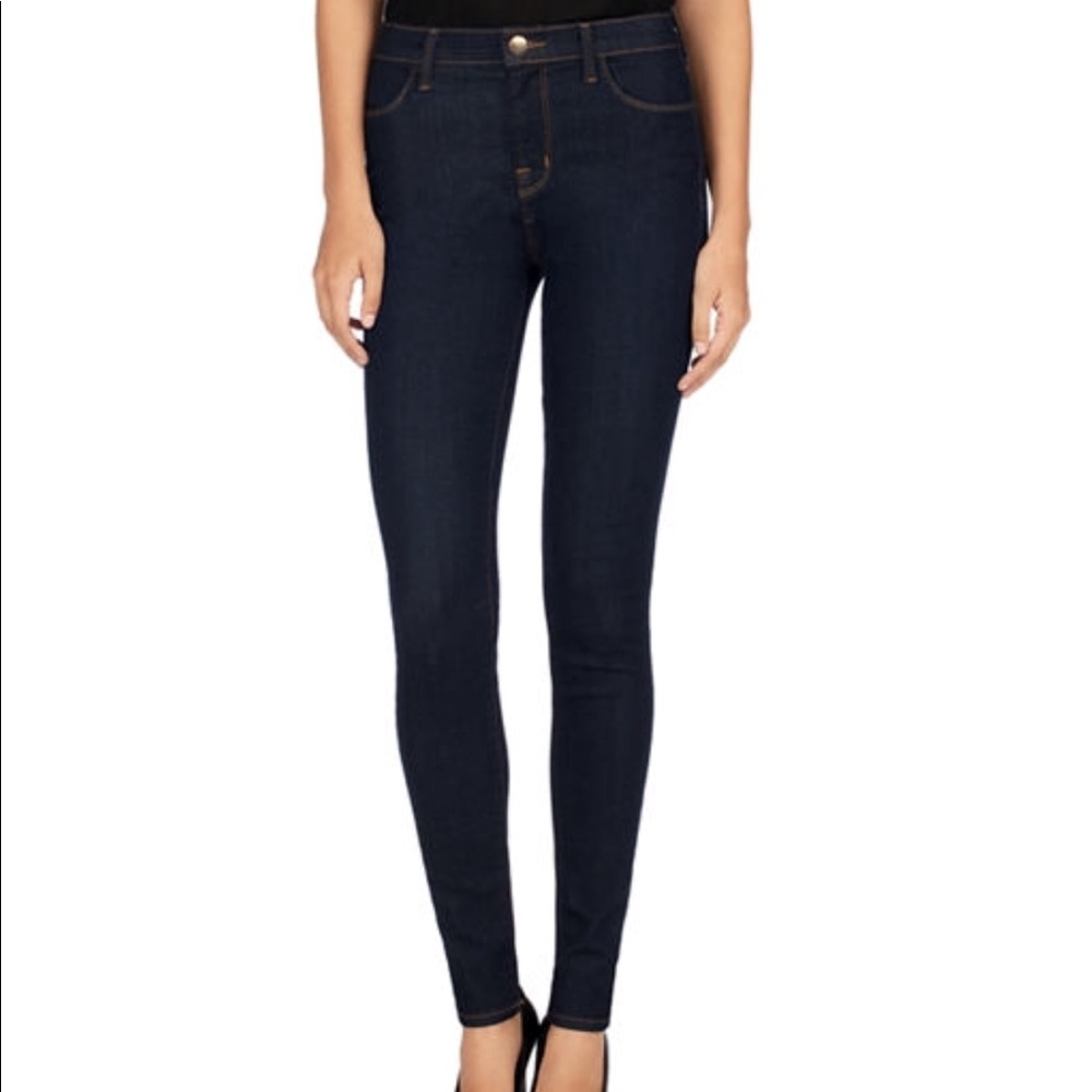 J Brand Black High-wasted Super Skinny Jeans Sz28